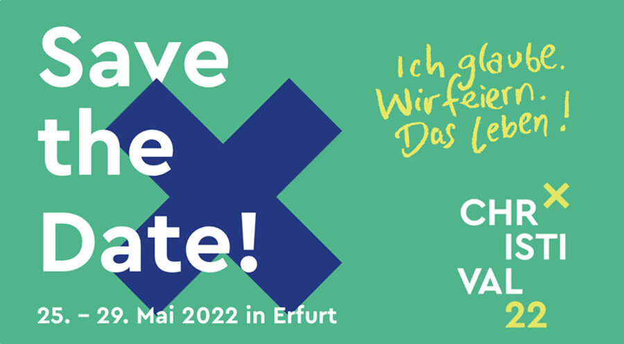 Der Flyer des Christivals. Grafik: Christival