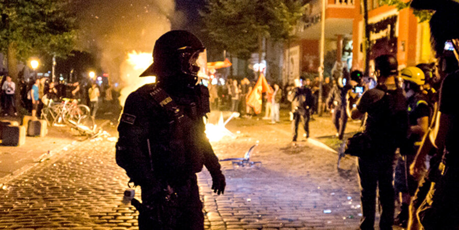 Viele Beamte seien erschrocken über den Hass und die Gewalt gegen die Polizei. Foto: picture-alliance/NurPhoto