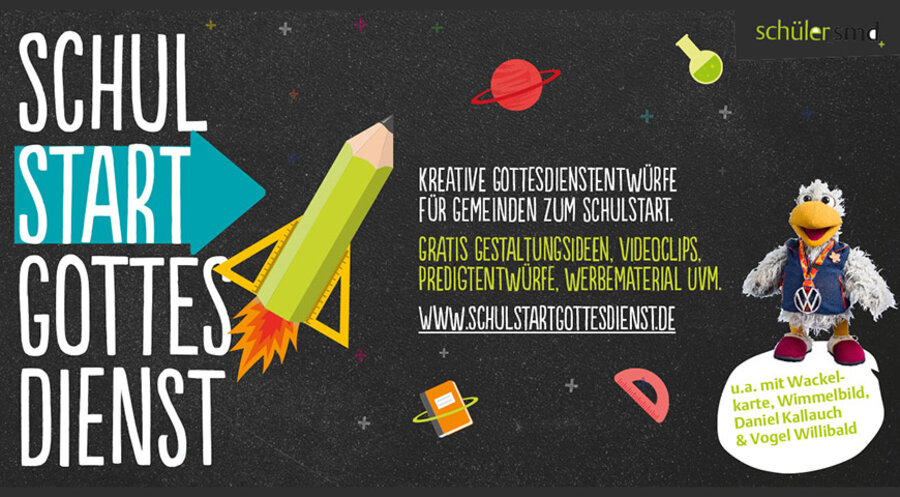 Ein Flyer der Schüler SMD zum Schulstartgottesdienst. Foto: Schüler SMD