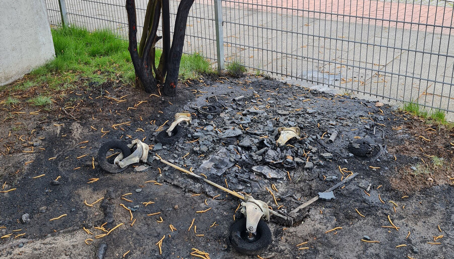 Erst  in den Nächten vom 29. April bis 2. Mai waren jeweils ein Müllcontainer in Brand gesetzt worden. Archivfoto: Rüdiger Kurz