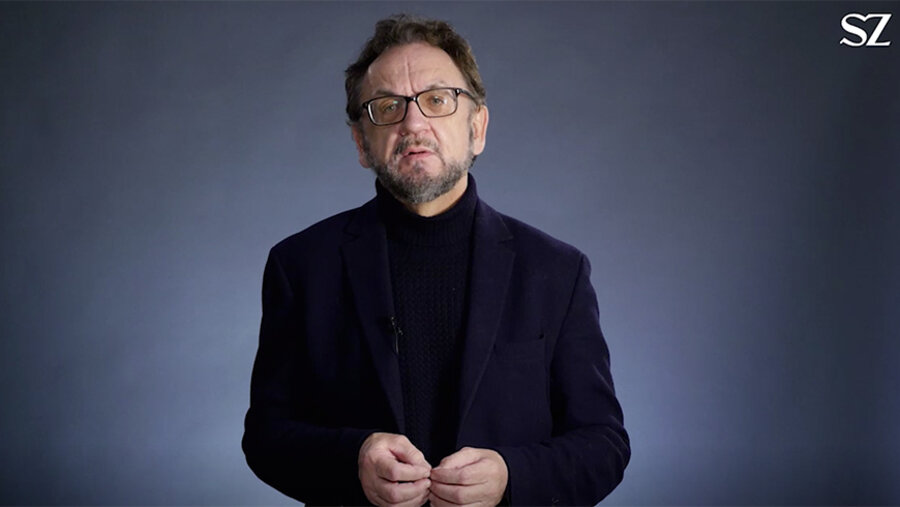 Der Journalist Heribert Prantl. Screenshot: sueddeutsche.de