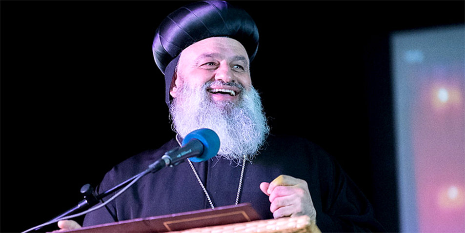 Der Bischof der Syrisch-Orthodoxen Kirche, Patriarch Ignatius Aphrem II. Foto: Albin Hillert/WCC