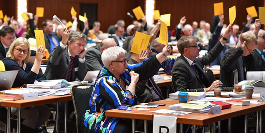 Der Haushalt wurde bis auf eine Enthaltung einstimmig verabschiedet, Wortmeldungen gab es in der Aussprache nicht. Foto: PR Fotografie Koehring