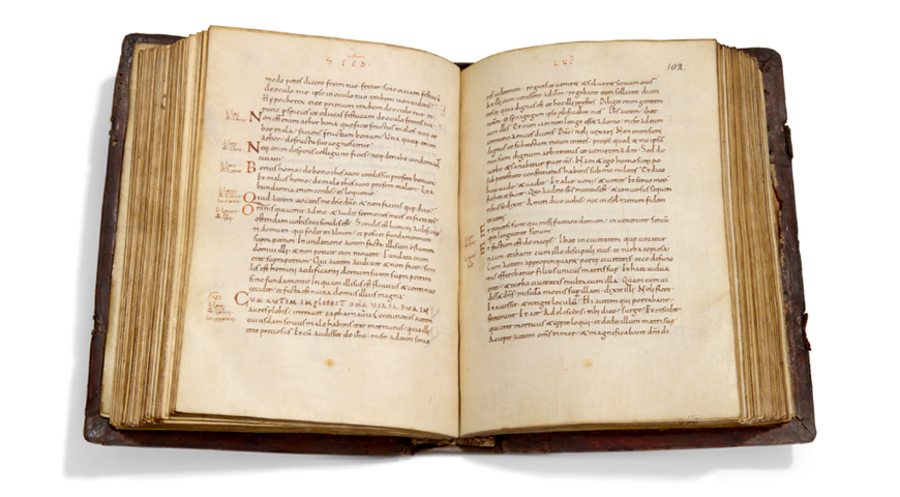 Sammlung der vier Evangelien „eine der bedeutendsten Handschriften-Entdeckungen seit Jahrzehnten“ / Foto: Christie's