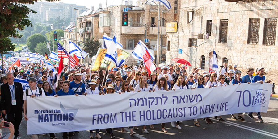 Rund 5.000 Menschen setzten in Jerusalem ein Zeichen gegen Antisemitismus und Israelhass. Foto: Marsch des Lebens e.V.