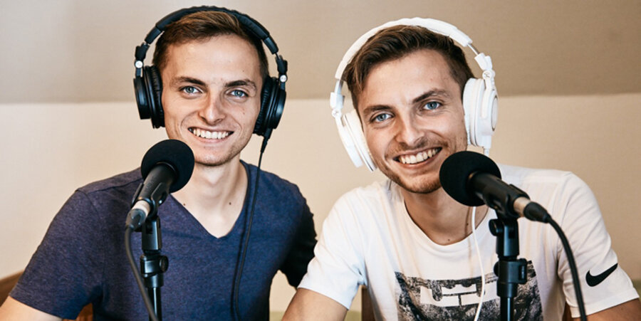 Die Zwillinge Johannes und Philipp Mickenbecker. Foto: creedoo/Daniel Höly 