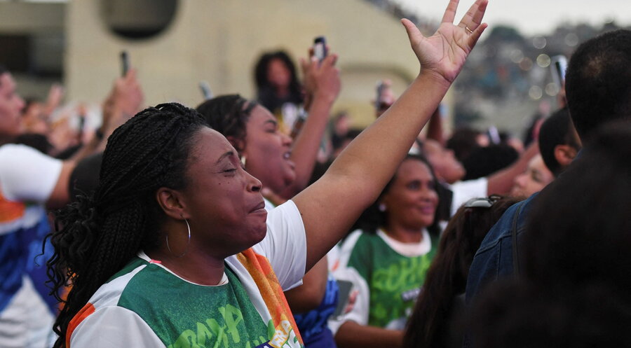 Am „March for Jesus“ in Rio de Janeiro Ende Mai beteiligten sich vor allem evangelische Christen. Foto: picture alliance / REUTERS | Lucas Landau