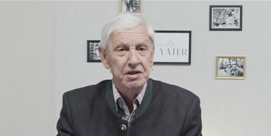 Der ehemalige Leiter der österreichischen Bibelschule Schloss Klaus, Kurt Schneck. Screenshot: christusbund.de