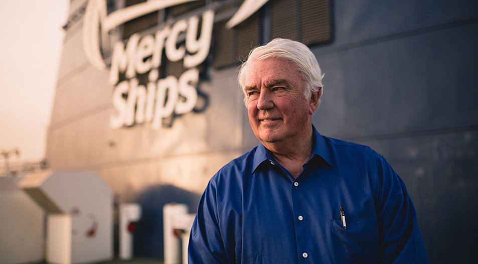 Der Gründer der christlichen Hilfsorganisation Mercy Ships, Don Stephens. Foto: Mercy Ships/John Seddon