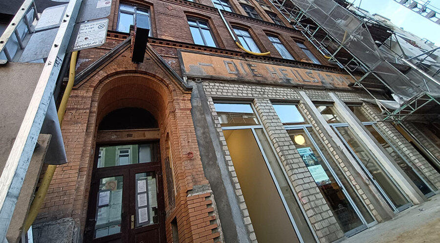 Das denkmalgeschützte Gebäude im Stadtteil St. Pauli der Heilsarmee Hamburg. Foto: die Heilsarmee in Deutschland