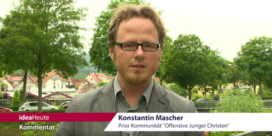 Der Leiter der OJC, Prior Konstantin Mascher. Screenshot: ideaHeute