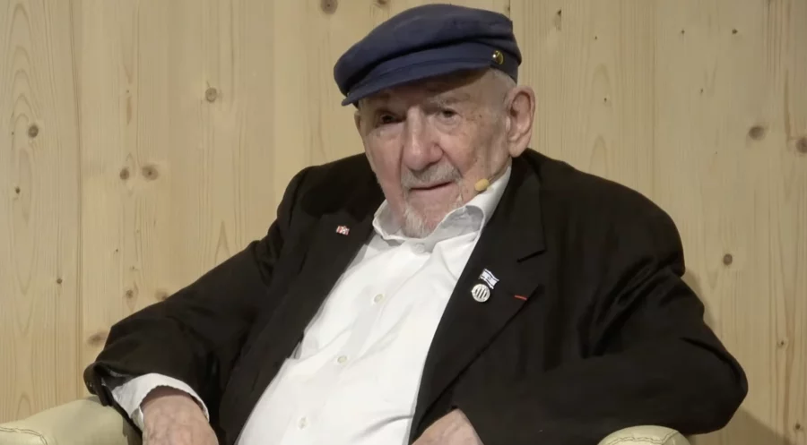 Der 102-jährige Holocaust-Überlebende Walter Bingham. Screenshot: YouTube/iP Israel Perspektive