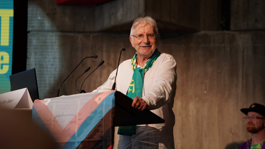 Der Ex-Priester und Autor Pierre Stutz sprach beim Kirchentag über Sexualität. Foto: IDEA/Valentin Schmid