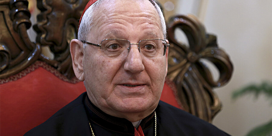 Der Patriarch der chaldäisch-katholischen Kirche, Louis Raphael I. Sako. Foto: picture-alliance/AP Photo