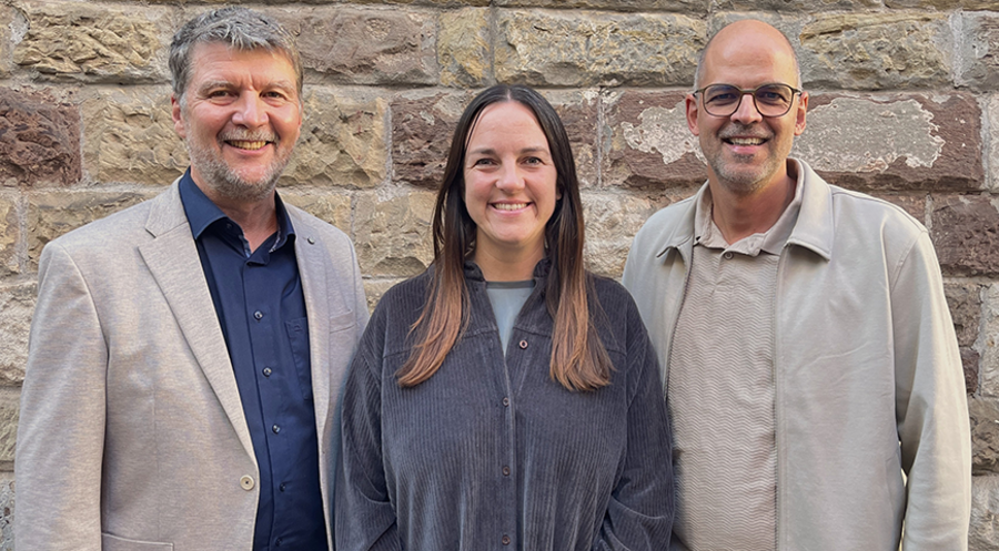 Der neue Leitungskreis (v.l.): Bernd Lutz, Dorothee Kuhs und Tobias Köhler 