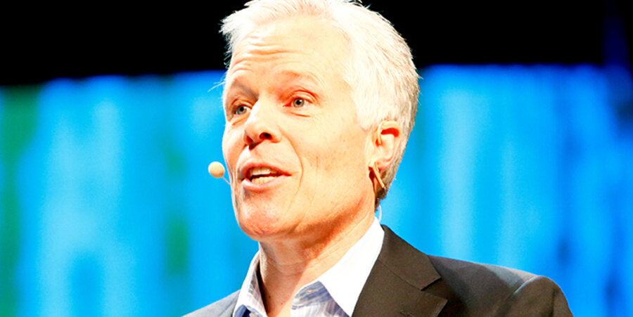 Der US-Unternehmensberater und Bestsellerautor Joseph Grenny beim Willow-Creek-Leitungskongress. Foto: www.thorstenindra.de/Willow Creek