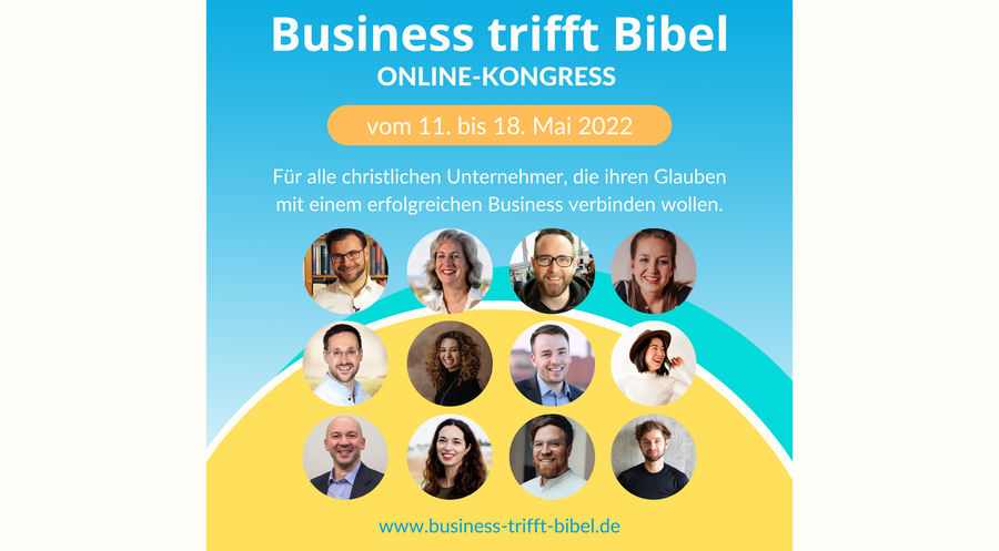 Der Flyer von „Business trifft Bibel“. Foto: Business trifft Bibel