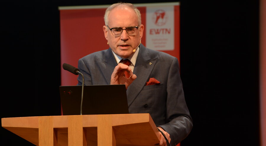 Der Bioethiker Prof. Paul Cullen sprach beim Kongress „Leben.Würde“. Foto: Ralph Wild