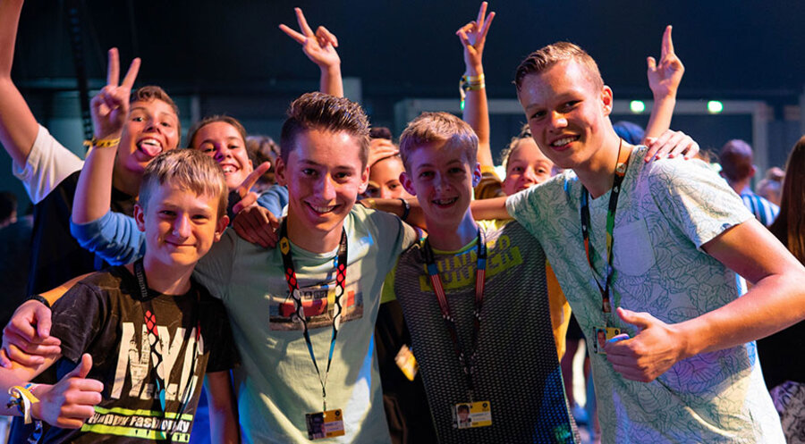 Teenager aus ganz Europa freuen sich auf TeenStreet (Foto von 2019). Foto: TeenStreet Europe