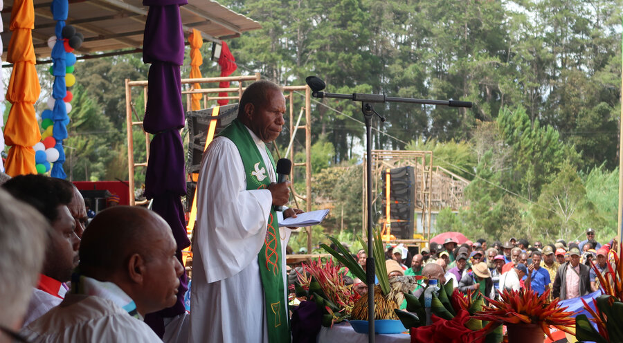 Der Bischof der Evangelisch-Lutherischen Kirche von Papua-Neuguinea, Jack Urame. Foto: Traugott Farnbacher