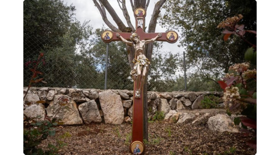 Die Jesus-Figur wurde von den Israelischen Streitkräften ersetzt. Screenshot: x.com/IDF