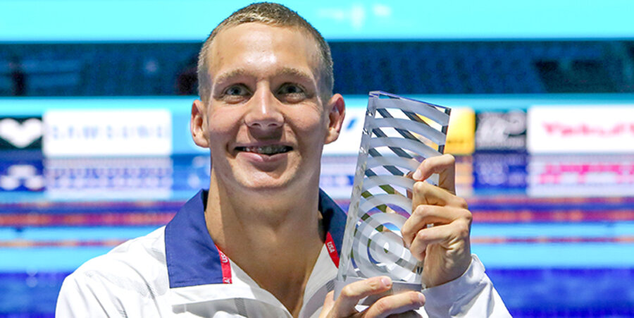 Caeleb Dressel bei der Schwimm-Weltmeisterschaft in der ungarischen Hauptstadt Budapest. Foto: picture-alliance/NurPhoto