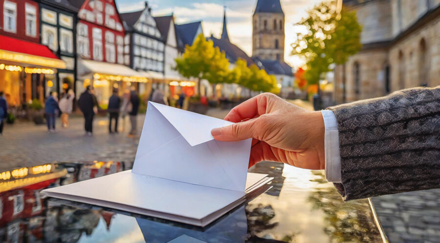 Erstmals war in der Evangelisch-lutherischen Landeskirche Hannovers auch eine Online-Wahl und eine Allgemeine Briefwahl möglich. Symbolbild: KI/Adobe Firefly