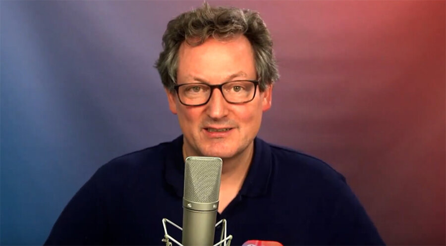 Der Arzt und Kabarettist Eckart von Hirschhausen  in seiner Videobotschaft. Screenshot: Christlicher Gesundheitskongress