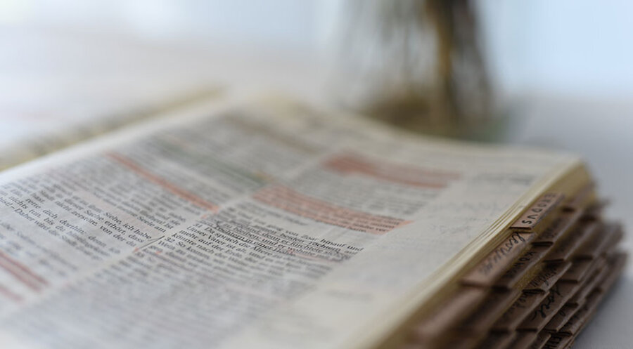 Verschiedene Christen berichten, welcher Bibelvers ihnen im Lockdown wichtig geworden ist. Symbolbild: unsplash.com