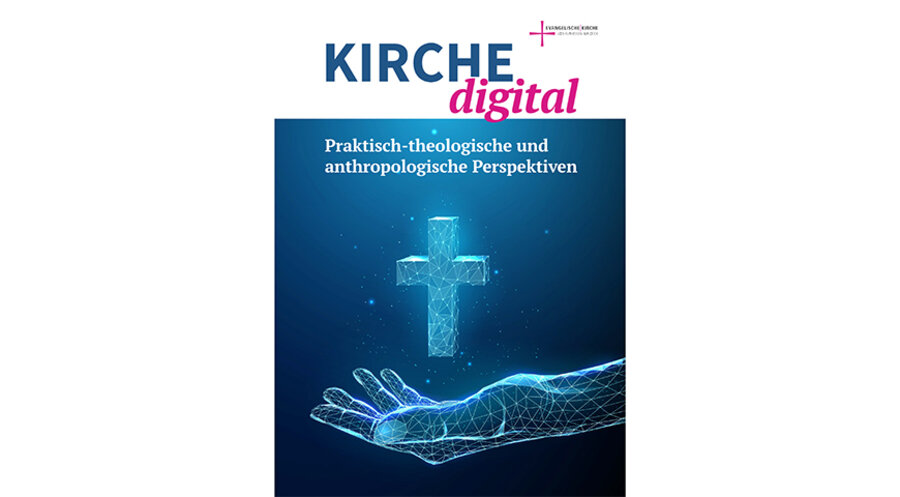 Die 36-seitige Publikation trägt den Titel „Kirche digital: Praktisch-theologische und anthropologische Perspektiven“. Grafik: ekkw.de
