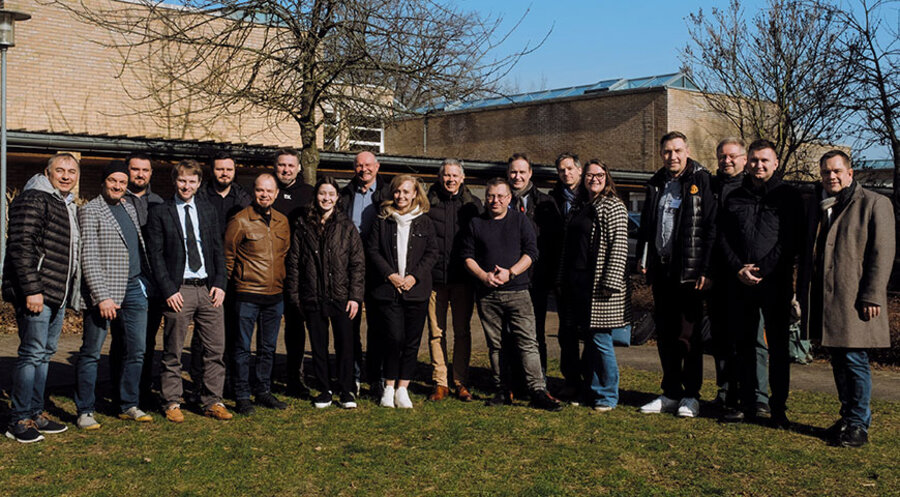 Vertreter der ukrainischen Baptistengemeinden in Deutschland zu Gast beim BEFG. Foto: Helge Eisenberg