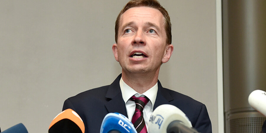 Der frühere Sprecher der „Alternative für Deutschland“ (AfD), Bernd Lucke, bei der Gründung der Partei ALFA (Allianz für Fortschritt und Aufbruch). Foto: picture alliance / dpa 