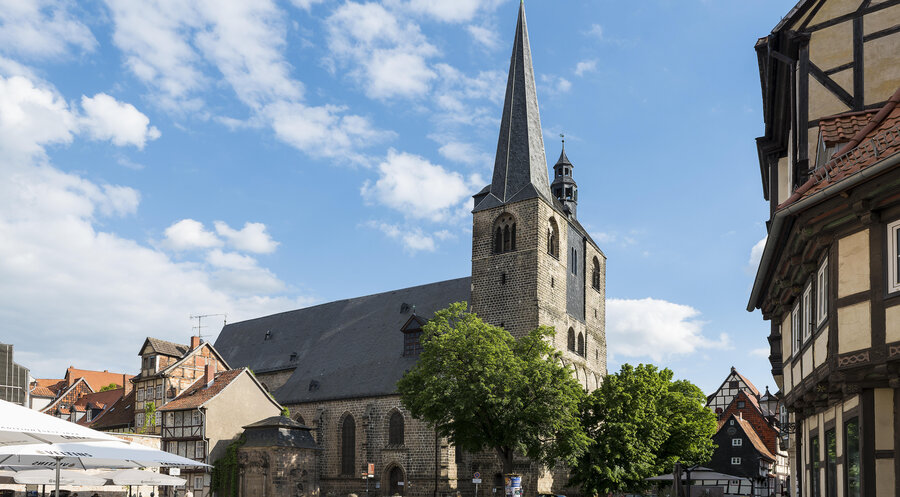 Die Straftaten ereigneten sich in der evangelischen Kirche St. Benedikti in Quedlinburg. Foto: Evangelische Kirche St. Benedikti in Quedlinburg 