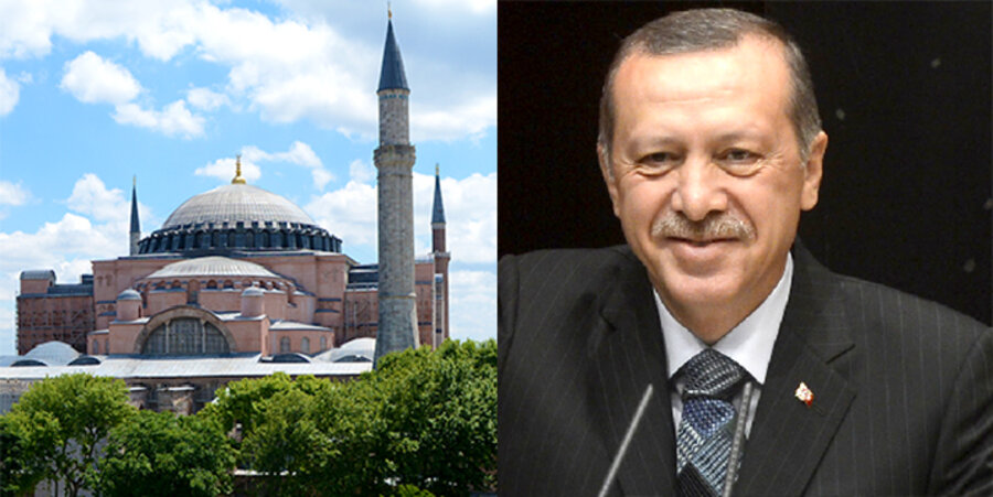 Plant der türkische Staatspräsident Recep Tayyip Erdogan, die Hagia Sophia in Istanbul in eine Moschee umzuwandeln? Fotos: pixabay.com