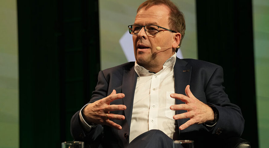 Der für Technologie und Innovation zuständige Vizepräsident bei der Unternehmensgruppe Festo (Esslingen), Alfons Riek. Foto: IDEA/Markus Pletz