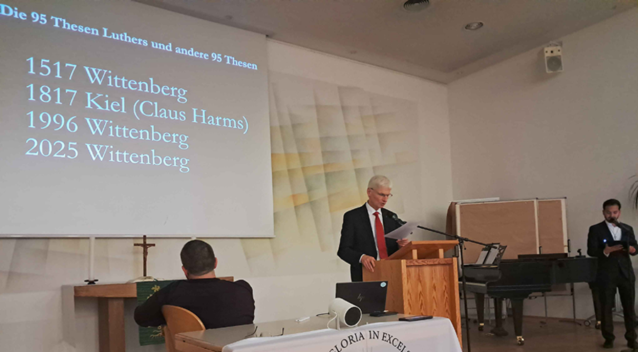„Wenn Christen die Religionsfreiheit nicht nutzen, werden sie dieses Recht über kurz oder lang verlieren“: Der Vorsitzende des Gemeindehilfsbundes, Pfarrer Stefan Felber. Foto: Pontus Busk Foto: Kreuzträger e.V.