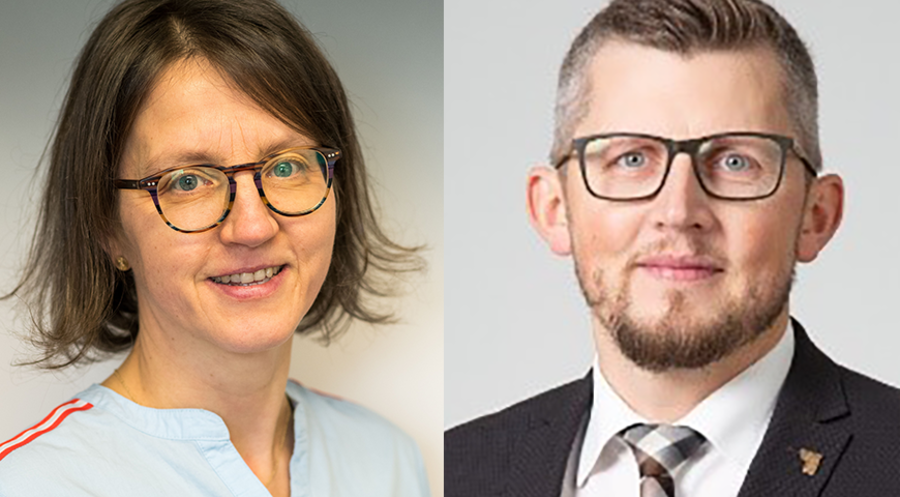 Das neue Leitungsduo: Isabel Lück und Eugen Thielmann. Fotos: privat