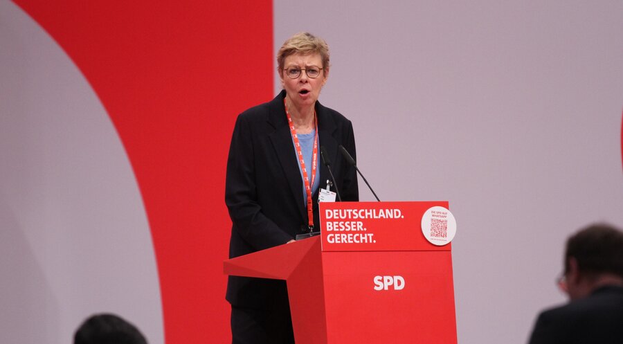 Die Bundesvorsitzende der SPD-Frauen, Ulrike Häfner, fordert eine Entkriminalisierung vorgeburtlicher Kindstötungen. Foto: picture alliance / dts-Agentur | -