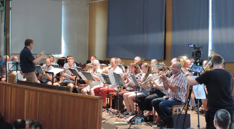 Auch ein Posaunenchor spielte auf der 126. Allianzkonferenz. Foto: IDEA/Daniela Städter