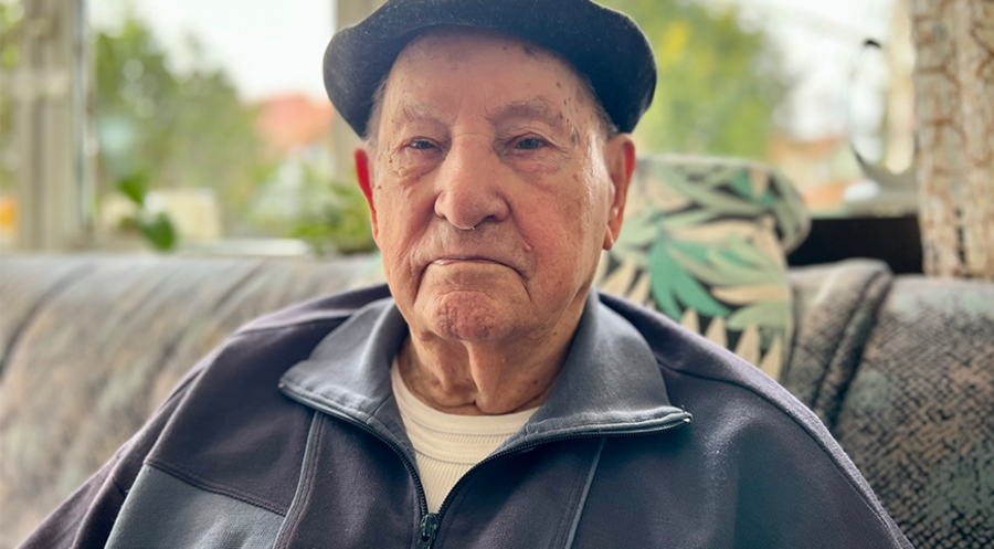 Bruno Kant ist 109 Jahre alt. Foto: Jörn Perske