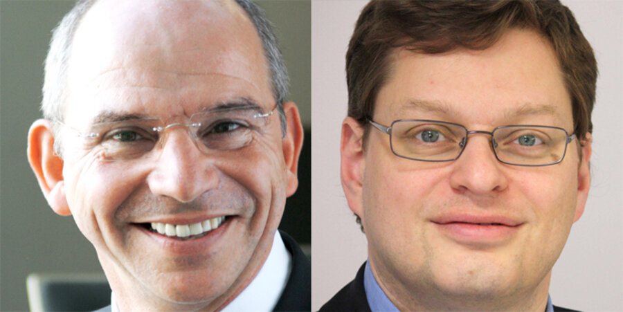 v.l.: Der baptistische Pastor Heinrich Christian Rust und Theologieprofessor Thorsten Dietz von der Evangelischen Hochschule Tabor. Fotos: Privat/PR