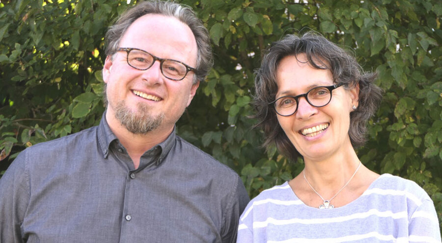 Konstantin Mascher und seine Nachfolgerin, Gerlind Ammon-Schad. Foto: OJC