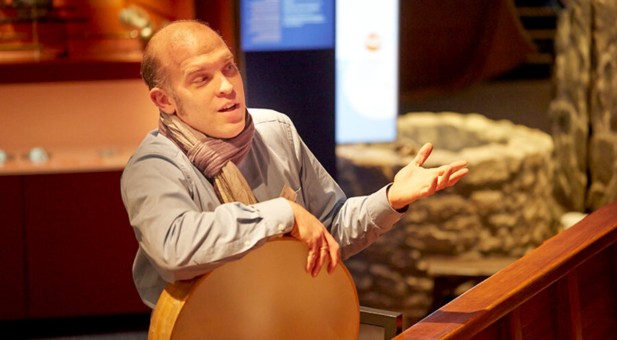Der kommissarische Museumsleiter, Pfarrer Veit Dinkelaker, begrüßte die neue Regelung. Foto: Bibelhaus Erlebnis Museum