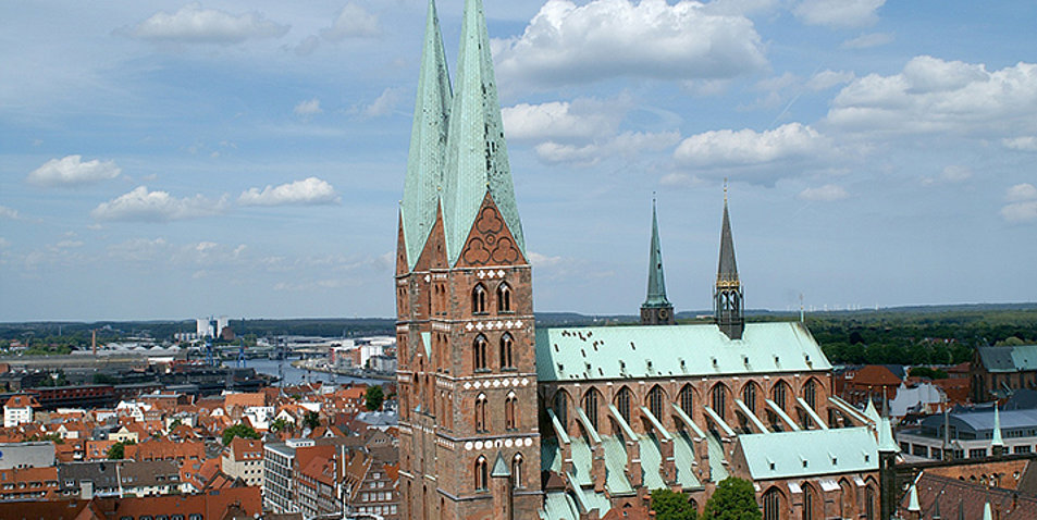Die Lübecker Marienkirche, in der am 4. August zum „Tag der Stettiner“ gepredigt werden sollte. Foto: pixabay.com