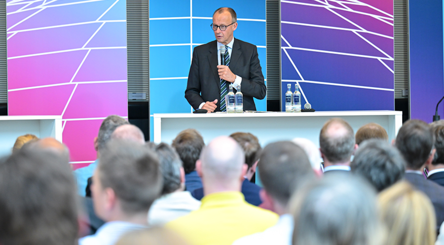 „Gleichgewicht zwischen Weltlichem und Transzendentem bewahren“: CDU-Chef Friedrich Merz. Foto: CDU/CSU-Bundestagsfraktion