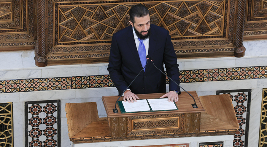 Ernannte 70 Abgeordnete des Parlaments: Syriens Übergangspräsident Ahmed al-Sharaa