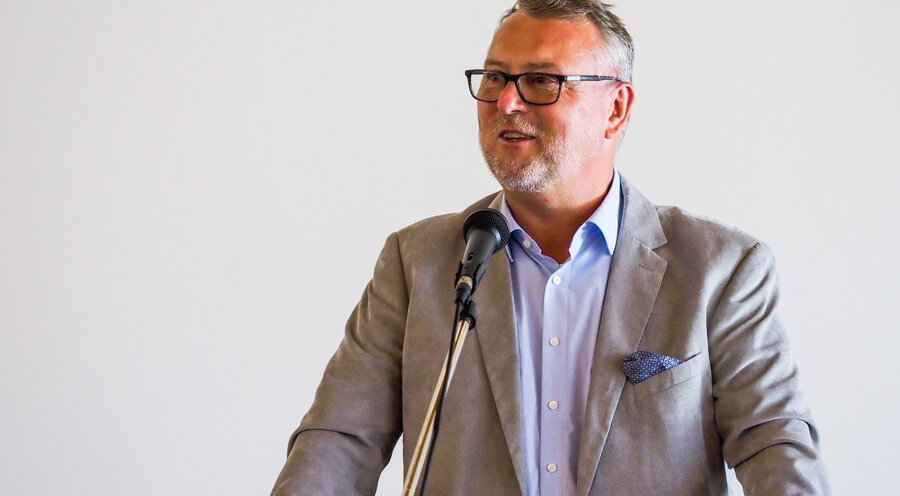 Der Bundesvorsitzende der Christlichen Polizeivereinigung, Erster Kriminalhauptkommissar Holger Clas. Foto: CPV