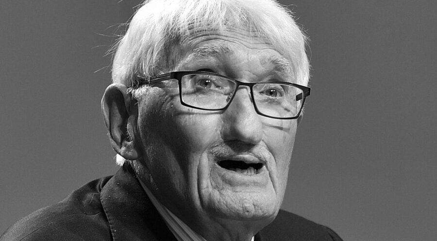 Der deutsche Philosoph Jürgen Habermas. Foto: picture alliance/dpa | Arne Immanuel Bänsch