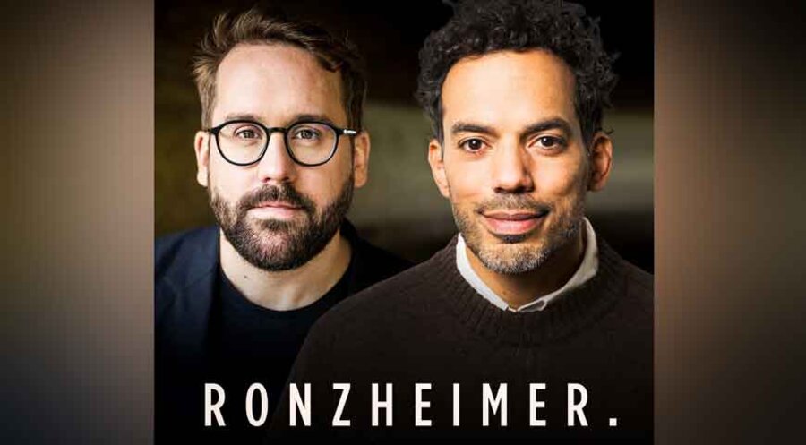 Sascha Chaimowicz (re.) ist zu Gast im Podcast „Ronzheimer“ des stellvertretenden „Bild“-Chefredakteurs Paul Ronzheimer.  