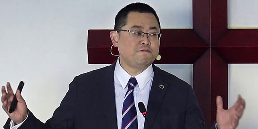 Der Hauskirchenpastor Wang Yi. Foto: Ethics & Religious Liberty Commission